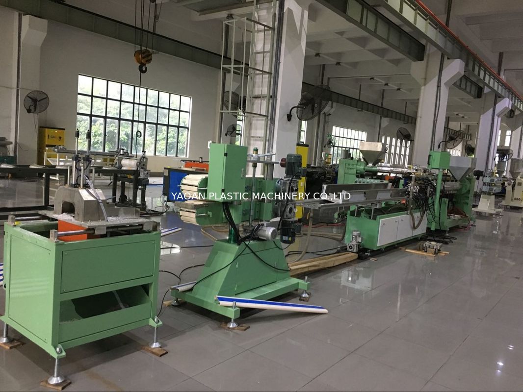 PVC Wall Guard System Plastic Profile Extrusion Machine Perfect Working Performance