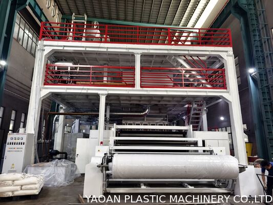 Maszyna do produkcji włókniny PP Spunbond o wysokiej wydajności i zaawansowanej technologii dla produkcji 1600 mm 2400 mm 3200 mm