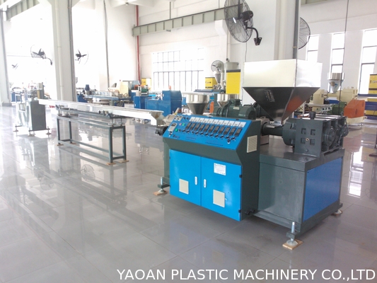 AF-55MM 3 kolory PP PVC PE Rattan Wytłaczarka, plastikowa rattanowa maszyna do robienia